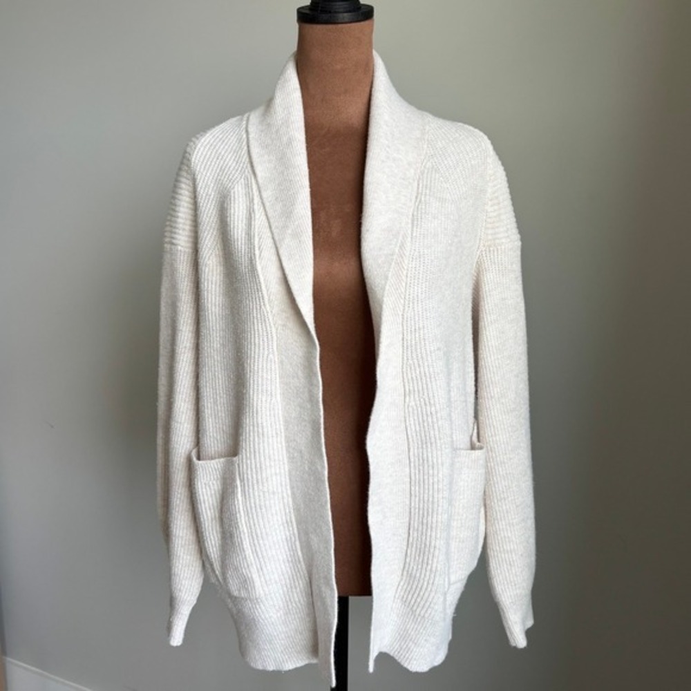 Target‎ A New Day Cream Open Front Cardigan S Cozy Winter Lounge Grandma Fall